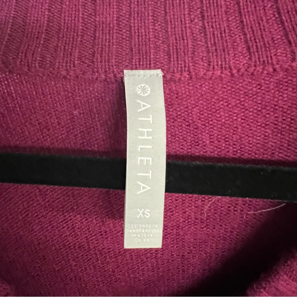 ATHLETA Wool/Cashmere Tunic Length Oversized Boyfriend Sweater, XS - Picture 10 of 11
